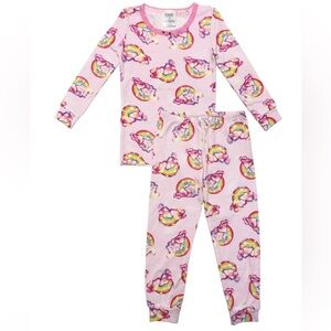 Esme Kids Pajamas with Rainbow and Cloud Print